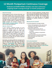 Member Postpartum Continuous Coverage Flyer image